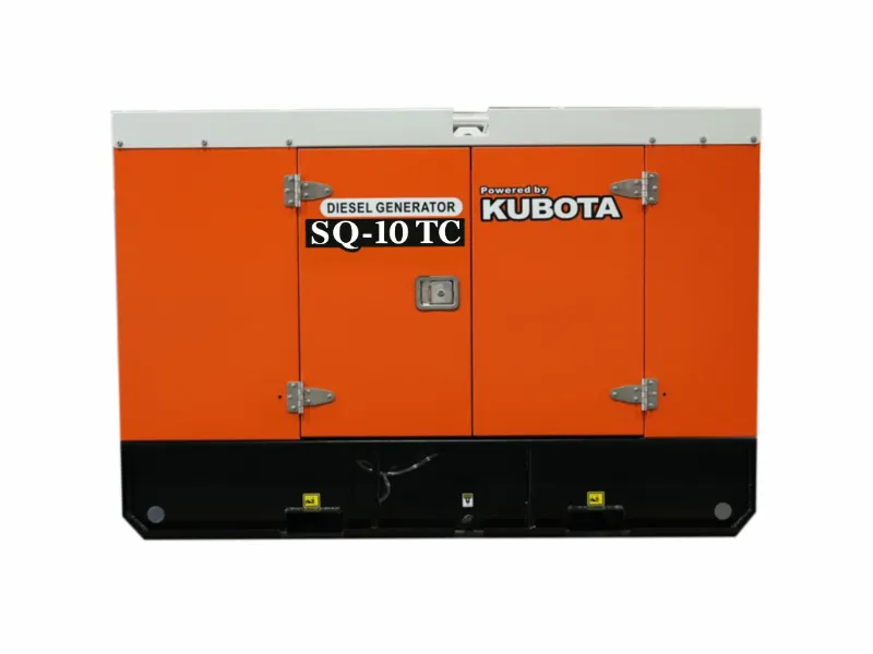 Дизельный генератор Kubota SQ-10TC: 10 кВт, кожух