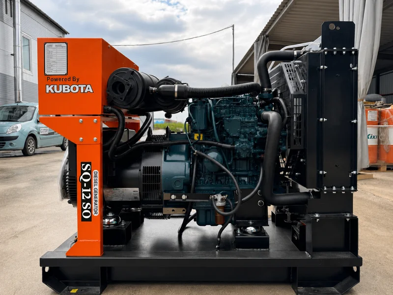 Kubota SQ-12SO: рама и двигатель открытой установки