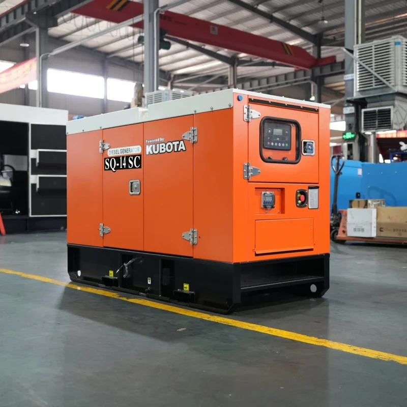 Kubota SQ-14SC: боковой вид корпуса генератора