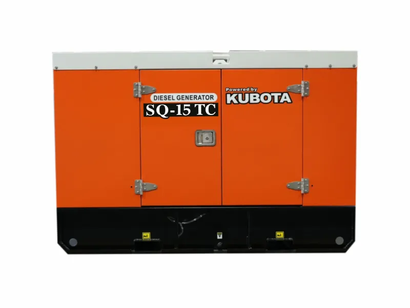 Дизельный генератор Kubota SQ-15TC: 14 кВт, кожух