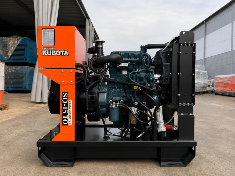 Kubota SQ-15TO: общий вид открытого генератора