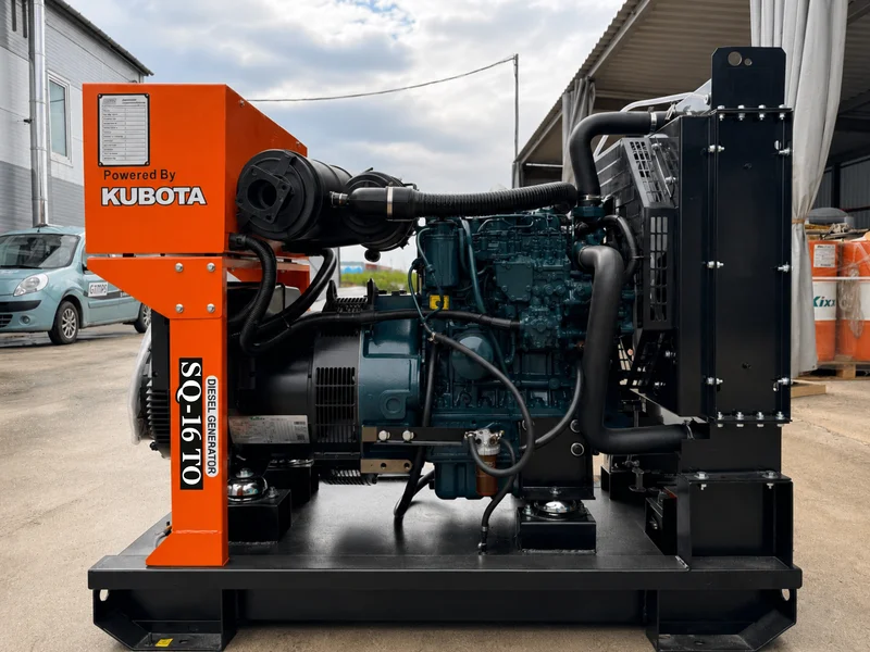 Kubota SQ-16TO: рама и двигатель открытой установки