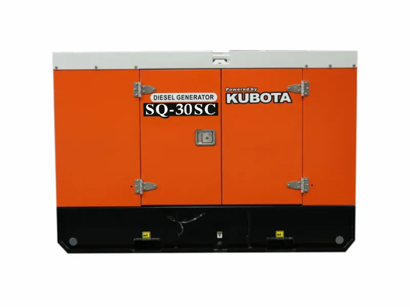 Дизельный генератор Kubota SQ-30SC: 30 кВт, кожух