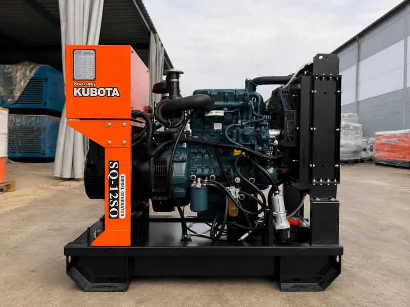 Kubota SQ-30SO: общий вид открытого генератора