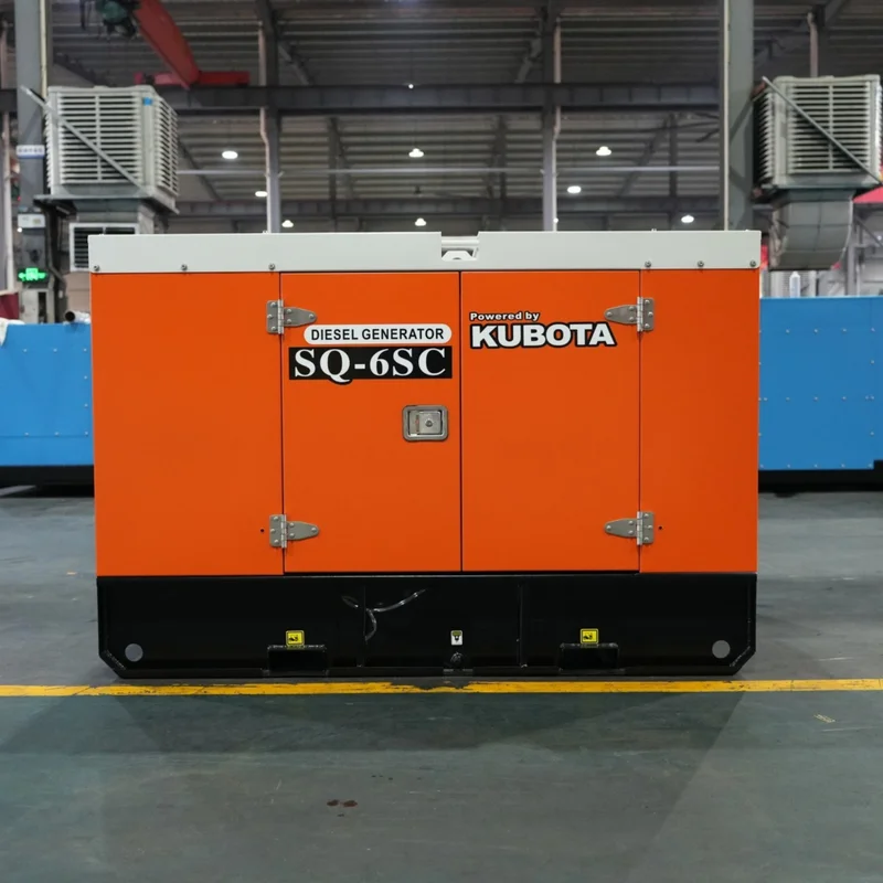 Дизельный генератор Kubota SQ-6SC в шумозащитном кожухе