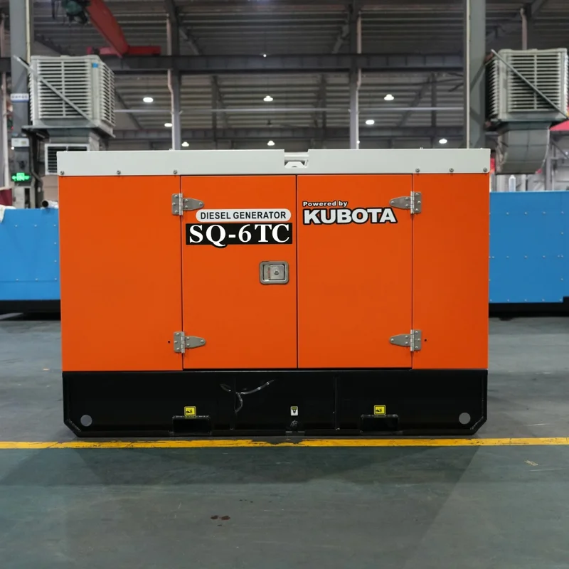 Дизельный генератор Kubota SQ-6TC в шумозащитном кожухе